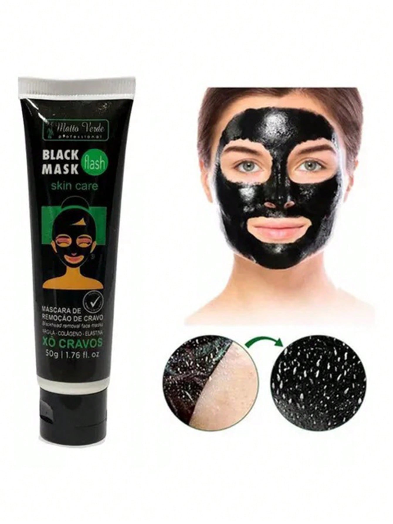 Máscara Black Mask Skin Care, Máscara Removedor De Cravos 50G